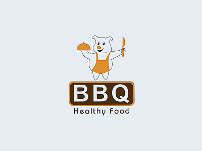 BBQ Healthy Food Logo american beef big bread burger cafe cheese cheeseburger classic cooking delicious design eat fast fastfood food hamburger icon logo logotype