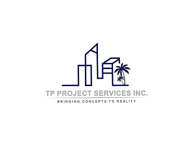 TP Project Services Real Estate Logo abstract agency architecture brand branding build building business clean colorful company construct construction design home house insurance insurance logo logotype modern