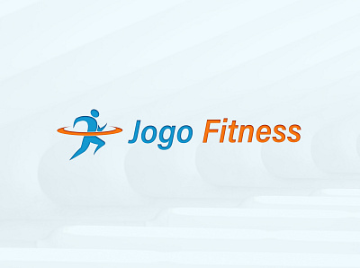 Jogo Fitness Logo athlete athletic body builder coach equipment exercise fitness gym health healthy muscle muscular people physical sport strength strong trainer workout
