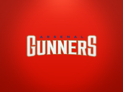 Gunners arsenal football gooners gunners soccer typography
