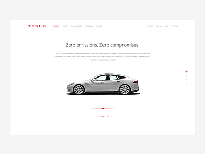 072 - Image Slider arrows car carousel design image interface rotate slider tesla user web