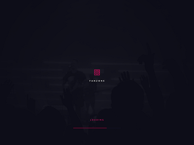 076 - Loading app application design interface loading minimal music user web