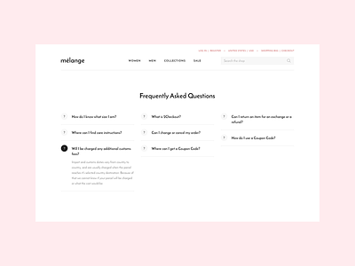 093 - FAQ asked design ecommerce faq frequently info interface questions user web