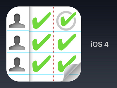 Roster App iOS 4 icon