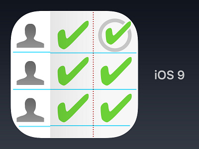Roster App iOS 9 Icon app icon ios
