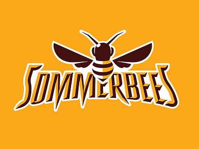 Sommerbees bee logo sports