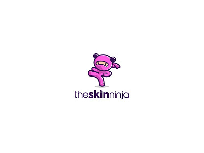 The Skin Ninja LOGO Proposal feminine logo mascot modern ninja