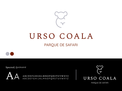 Urso Coala | Logo Design & Brand Identity brand identity branding graphic design koala koala bear logo logo design minimalist simplified logo visual identity