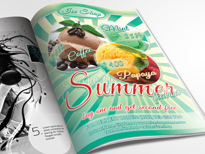 Summer Flavors dream fantasy flavor fresh ice cream italy love mint pleasure romance taste