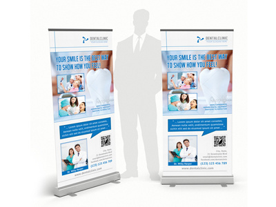 Dental Clinic Rollup Banner