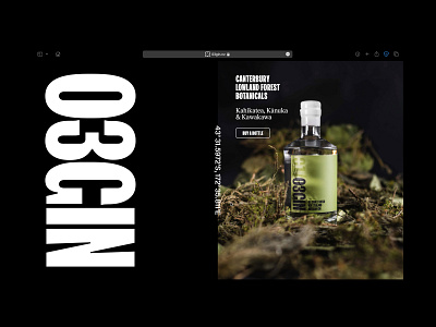03GIN — Website christchurch design gin ui web webflow