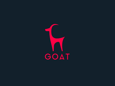 GOAT animal goat goat logo illustration logo logo design logo mark minimal minimal logo minimalist