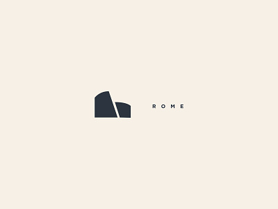 ROME MINIMAL city icon colosseo colosseum icon italy logo design logo mark minimal minimalist roma rome