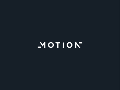 MOTION Logo design branding geometry logo logo design logo mark minimal minimal logo minimalism minimalist modern motion sharp typography
