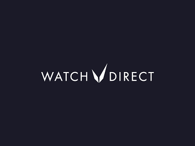 WatchDirect branding clock hour lancets logo logo mark minimal minimalist monogram time w letter watch