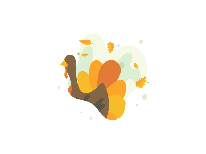 Gobble Blobble animation cel gif liquid turkey