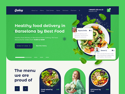 healthy food delivery website