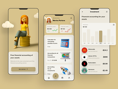Finance mobile app