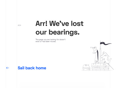 404 Error page