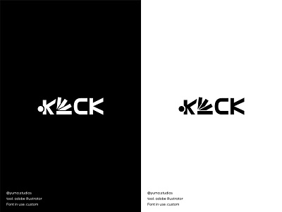 Lettermark kick logo