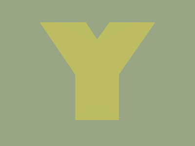 36 Days Of Type - Letter Y 36daysoftype branding colortheory design graphics mount woods studio mountwoods shapes typeface typography yamaha