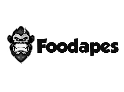 Foodapes Logo branding food app food delivery logodesign mount woods studio