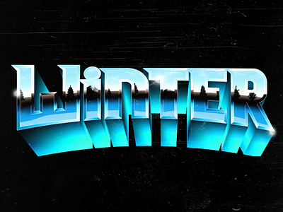Winter design logo retro
