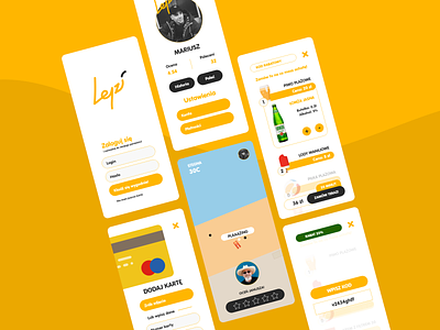 Beach delivery app concept app concept app design branding design design platform graphic design ui ux