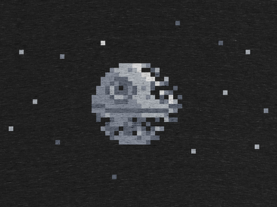 Death Pixel cotton bureau death pixel shirt star wars