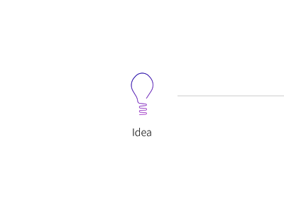 Product Design Process #1 design icon idea lightbulb process product