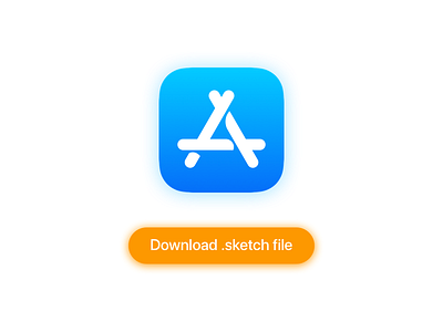 App Store Icon app download icon ios sketch store