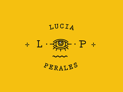 Lucia Perales bran identity brand branding flat design logo mark