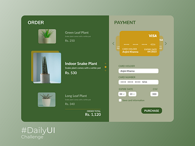 DailyUI Challenge 002 Credit Card Checkout Page app dailyui dailyui002 design figma figmadesign mobileappdesign tabletui ui ux uxui