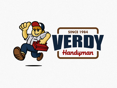 Handyman Logo Design handyman home house logo logo store logosale logostore mascot mascot logo modern plumbing print readytoprint sale service tools vectorlogo vintage