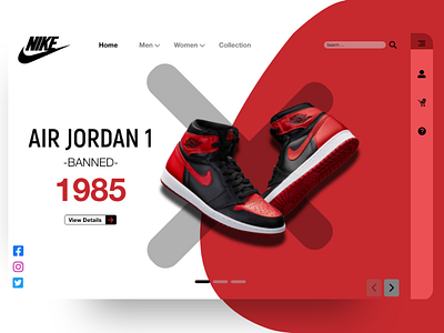 Air Jordan 1 Landing Page