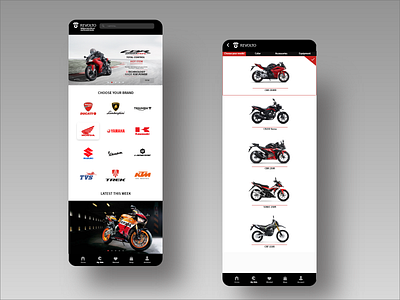 Motorbike Spare Parts App app branding design illustration illustrator motorbike motorbikeapp motorcycle spare parts ui uidesign ux vector