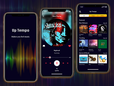 UpTempo -MusicAppDesign-