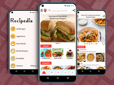 Recipedia -Mobile Recipe App Project-