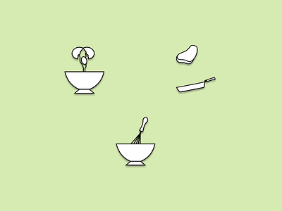 Icon Set for Recipe Application