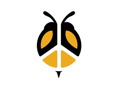 Peacebug Bee bee bug icon peace