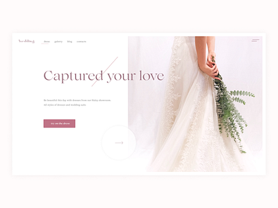 Wedding showroom 2020 design ui uidesign ux webdesign website design wedding