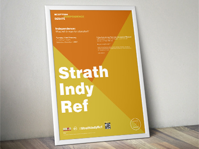 Scottish Independence Referendum geometric graphicdesign grid layout minimal poster typography