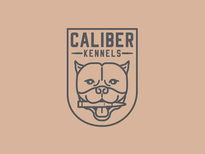 Stylish Logo Design for a Kennel Website