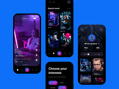 Mobile App - video social gaming platform