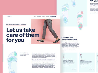 Foot Solutions Site Is LIVE app booking app branding illustration interface ios landing retail design ui ux web website