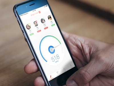 iPhone - Team Progress Interface app apple dashboard interface ios iphone profile retina ui ux