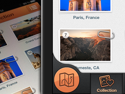 iPhone Traveling App app application ios iphone mobile photo retina travel