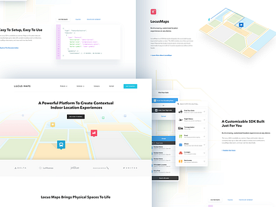 Locus Maps Marketing Site landing layout marketing site web website