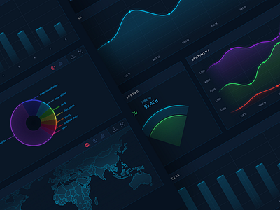 NUVI Totally Redesigned app application charts dark eric hoffman graphs interface kimball wirig product ui ux web