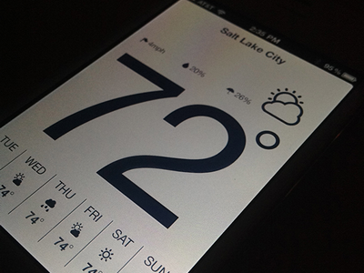 iPhone Weather App ios iphone weather
